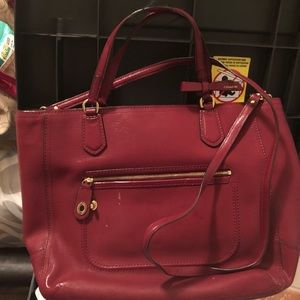 Coach poppy tote